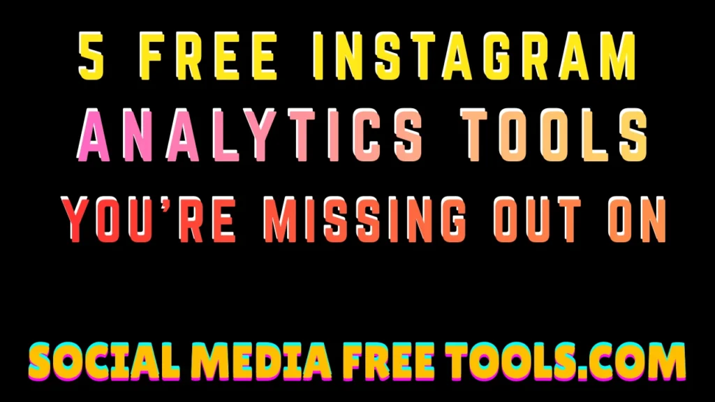 instagram analytics tools